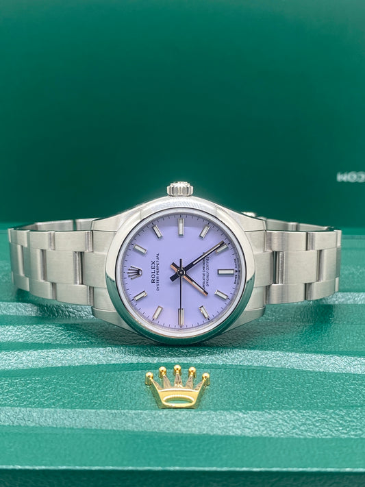 Rolex Oyster Perpetual 31 - Lavander Dial - Ref 277200 - New 2025