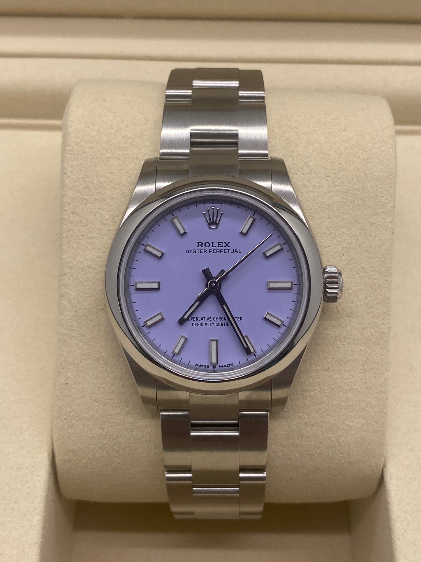 Rolex Oyster Perpetual 31 - Lavander Dial - Ref 277200 - New 2025