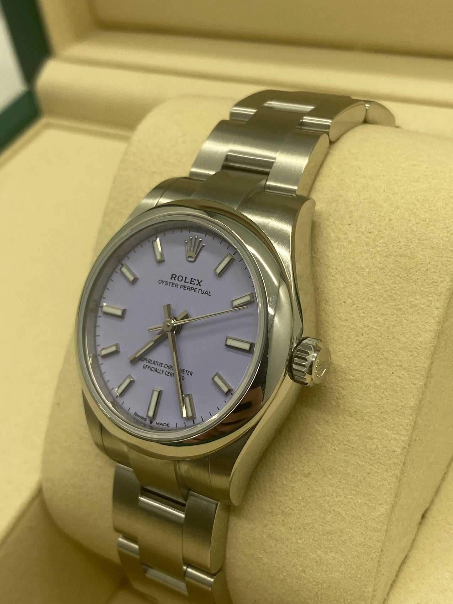 Rolex Oyster Perpetual 31 - Lavander Dial - Ref 277200 - New 2025