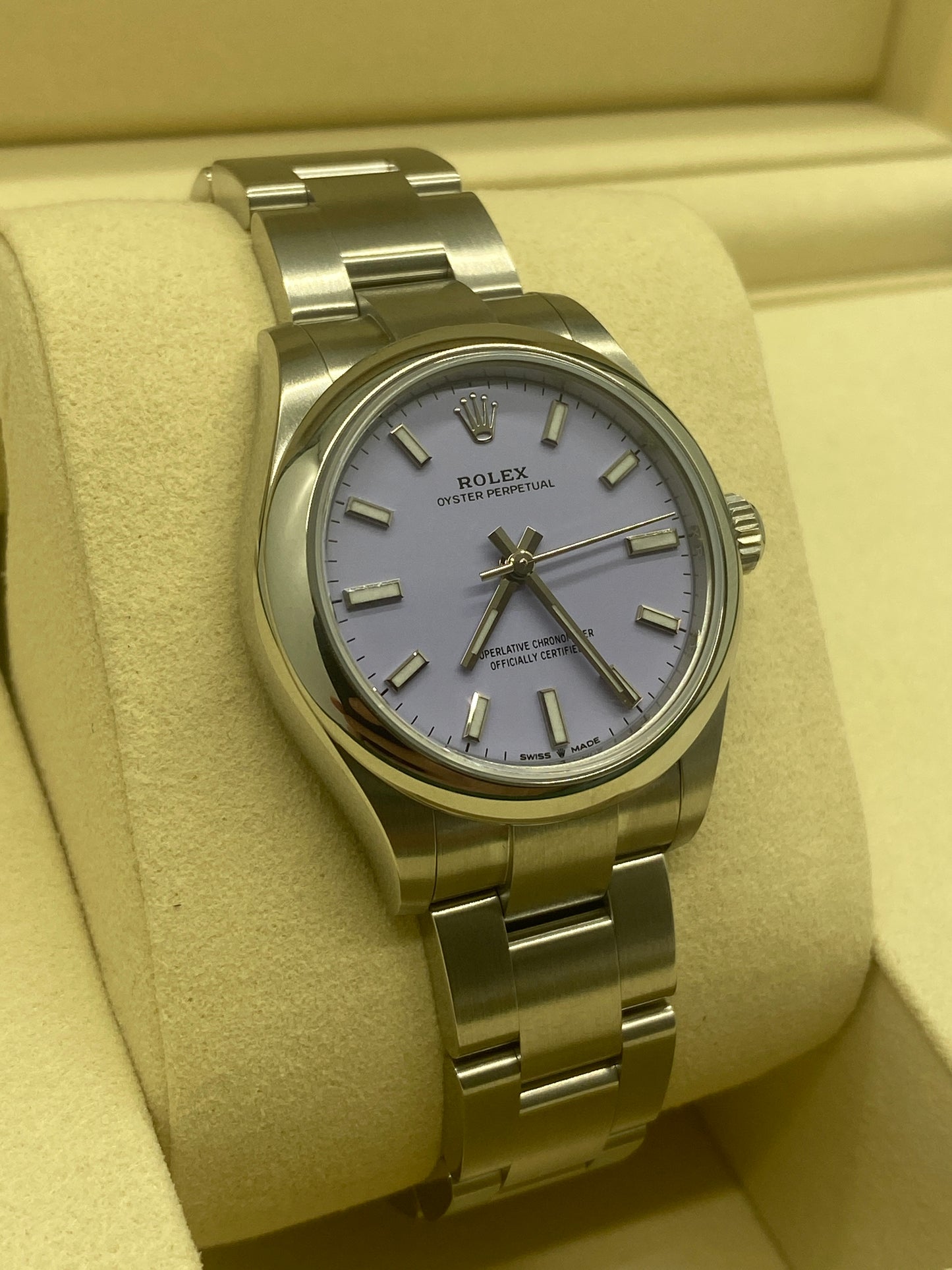 Rolex Oyster Perpetual 31 - Lavander Dial - Ref 277200 - New 2025