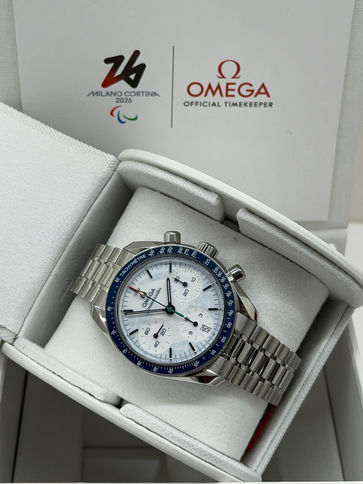 Omega Speedmaster Milano Cortina 2026 - Olympics Games Ref 522.30.38.50.04.002 - New 2026