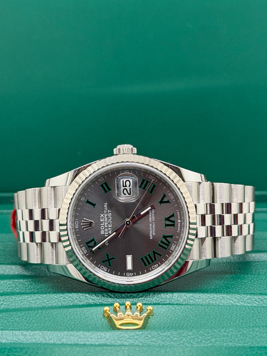 Rolex Datejust 36 Wimbledon Dail - Ref 126234 - New 2026