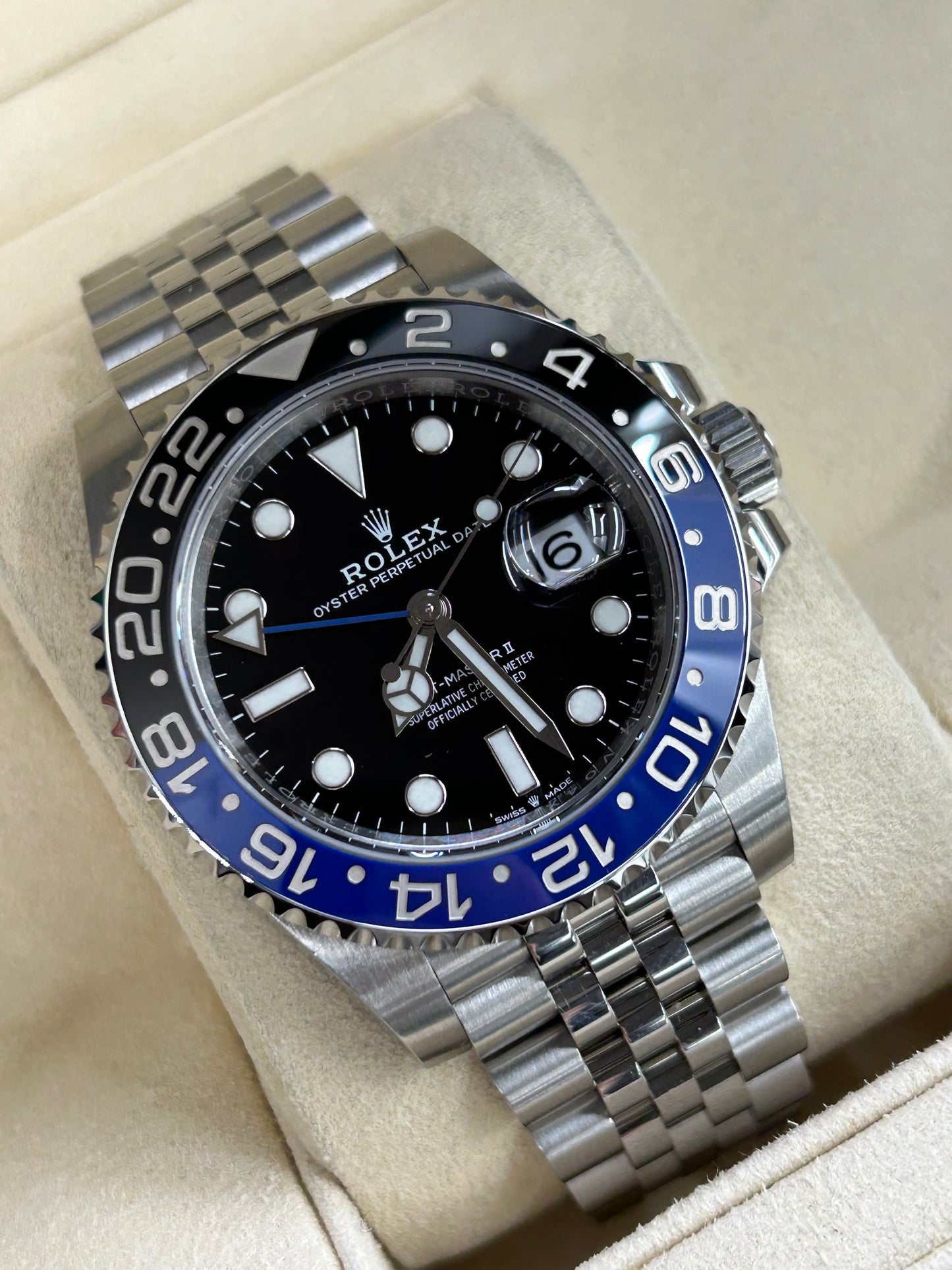 Rolex GMT-Master II "Batman" - Ref 126710BLNR - Year 2019