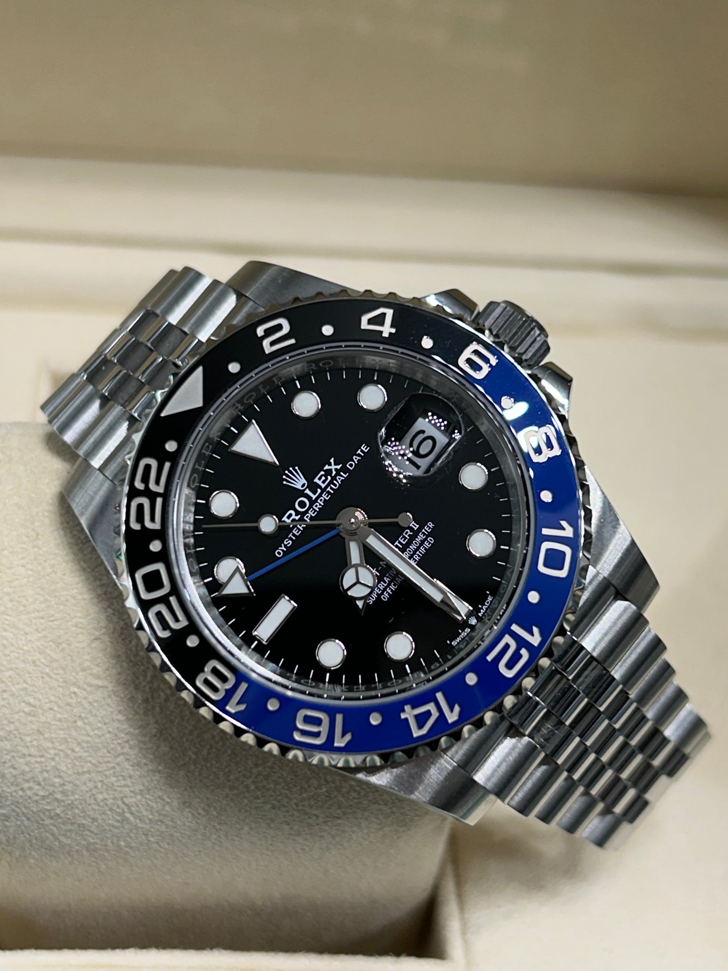 Rolex GMT-Master II "Batman" - Ref 126710BLNR - Year 2019