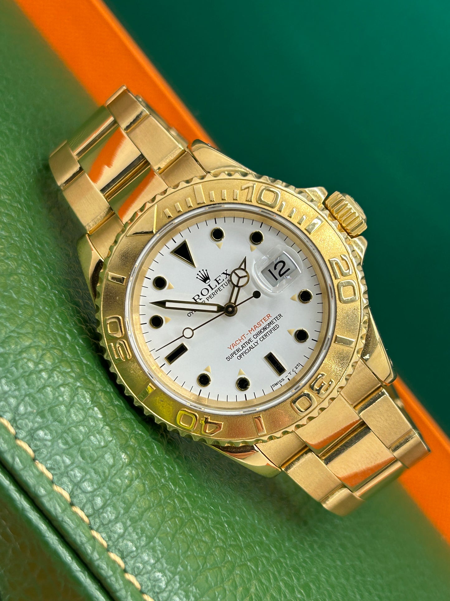 Rolex Yacht-Master 40 - Ref.16628 - 18Kt Yellow Gold - Rubin Dial  - Year 1991