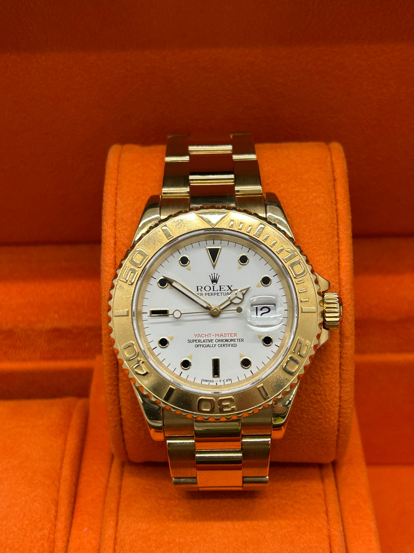 Rolex Yacht-Master 40 - Ref.16628 - 18Kt Yellow Gold - Rubin Dial  - Year 1991