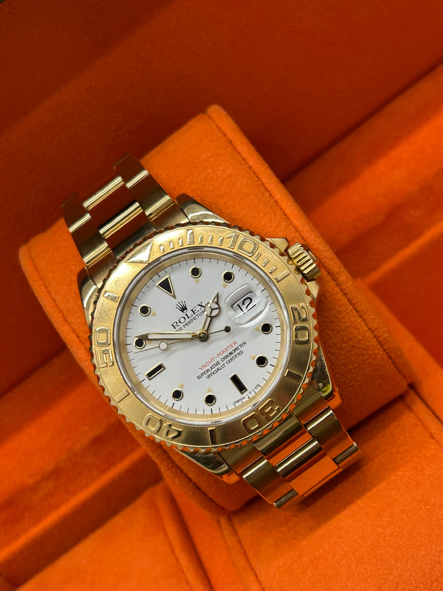 Rolex Yacht-Master 40 - Ref.16628 - 18Kt Yellow Gold - Rubin Dial  - Year 1991