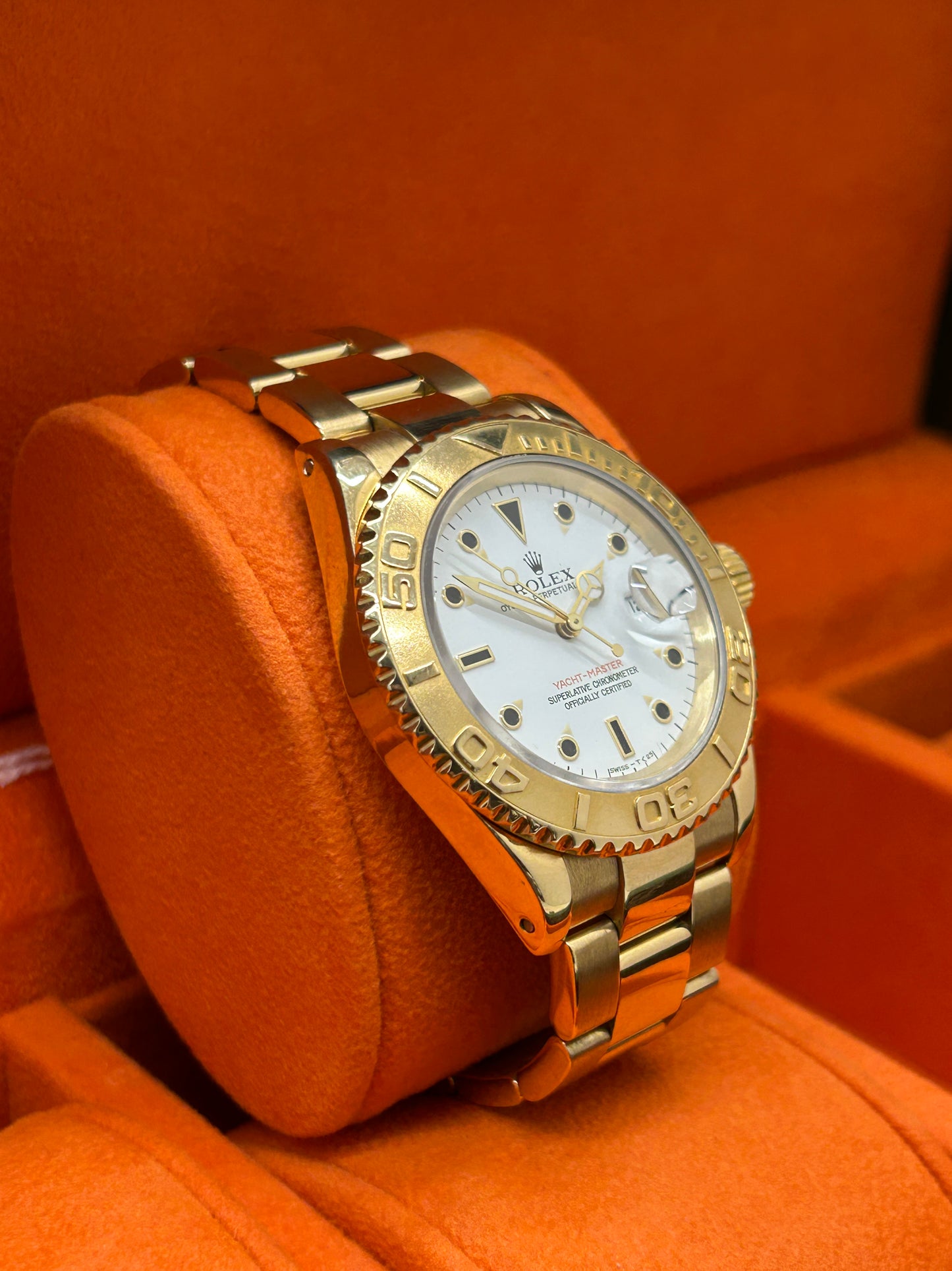 Rolex Yacht-Master 40 - Ref.16628 - 18Kt Yellow Gold - Rubin Dial  - Year 1991