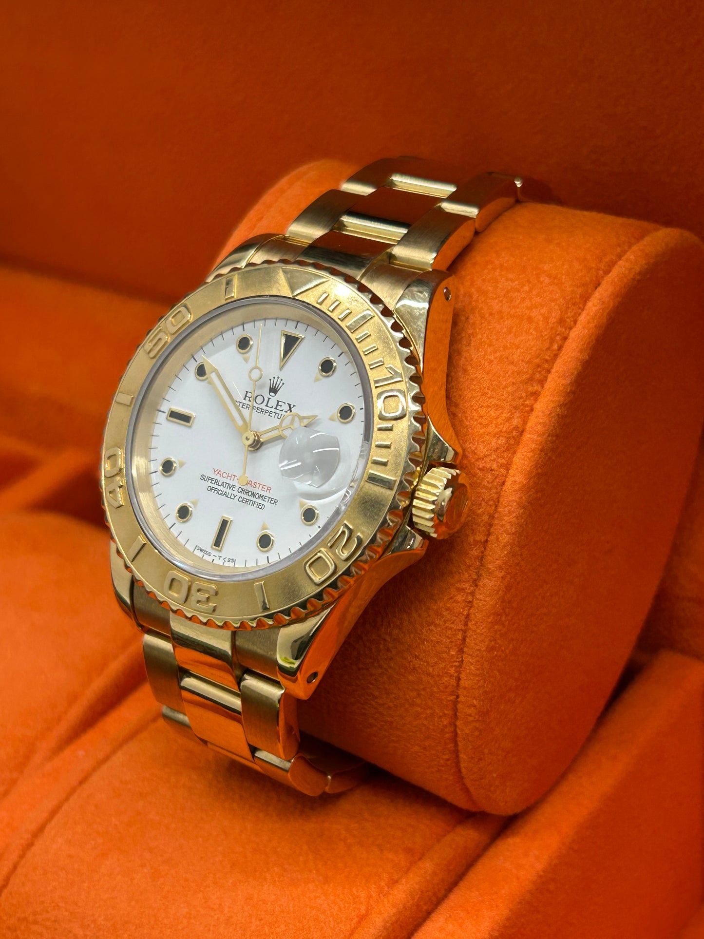 Rolex Yacht-Master 40 - Ref.16628 - 18Kt Yellow Gold - Rubin Dial  - Year 1991