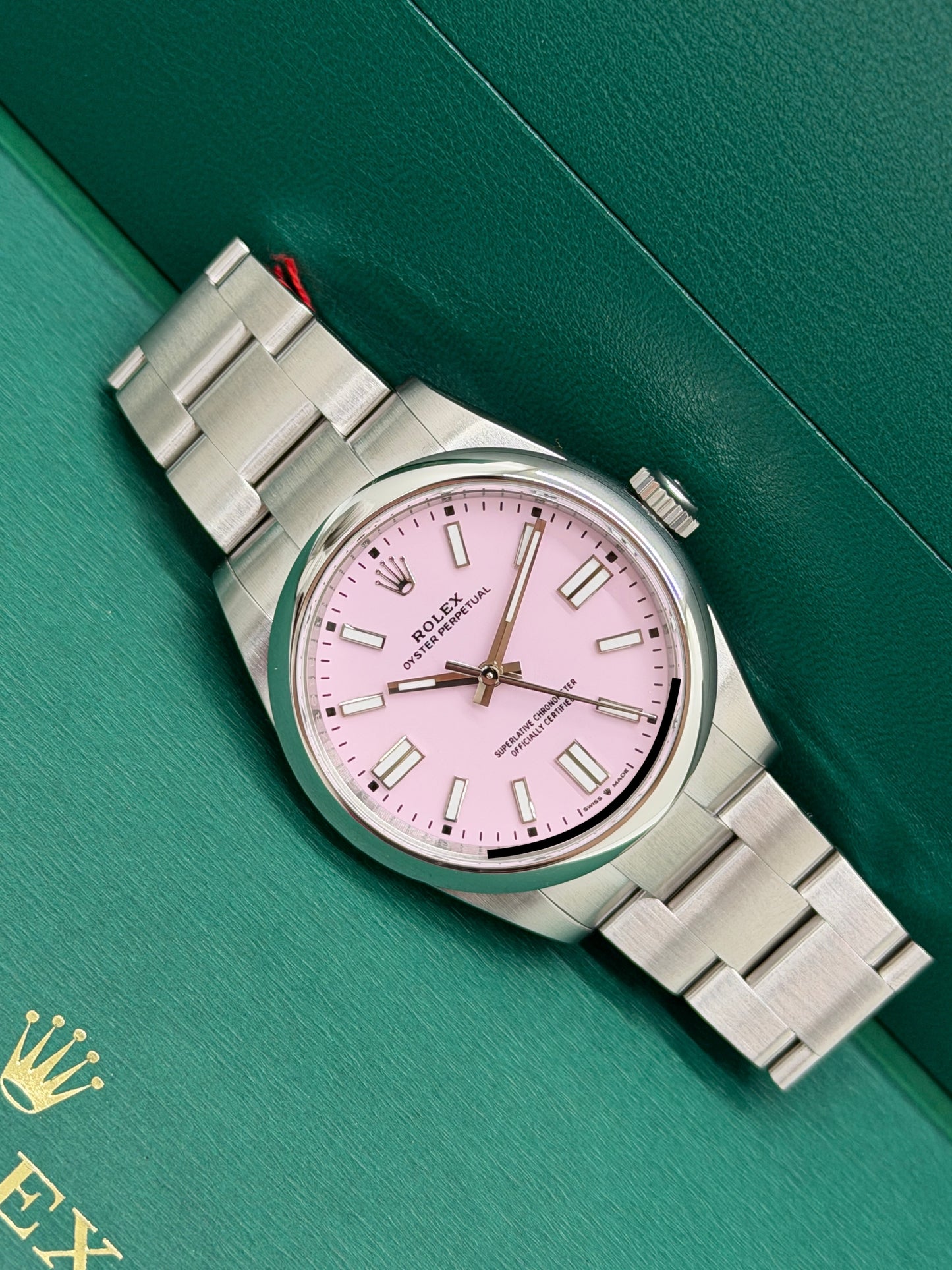 Rolex Oyster Perpetual 41 - Pink/Candy Dial New 2026