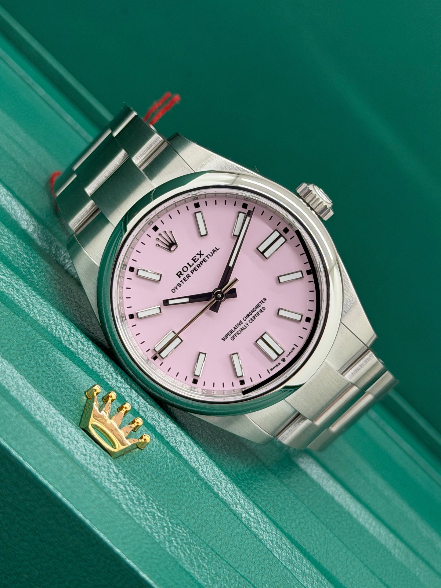 Rolex Oyster Perpetual 41 - Pink/Candy Dial New 2026