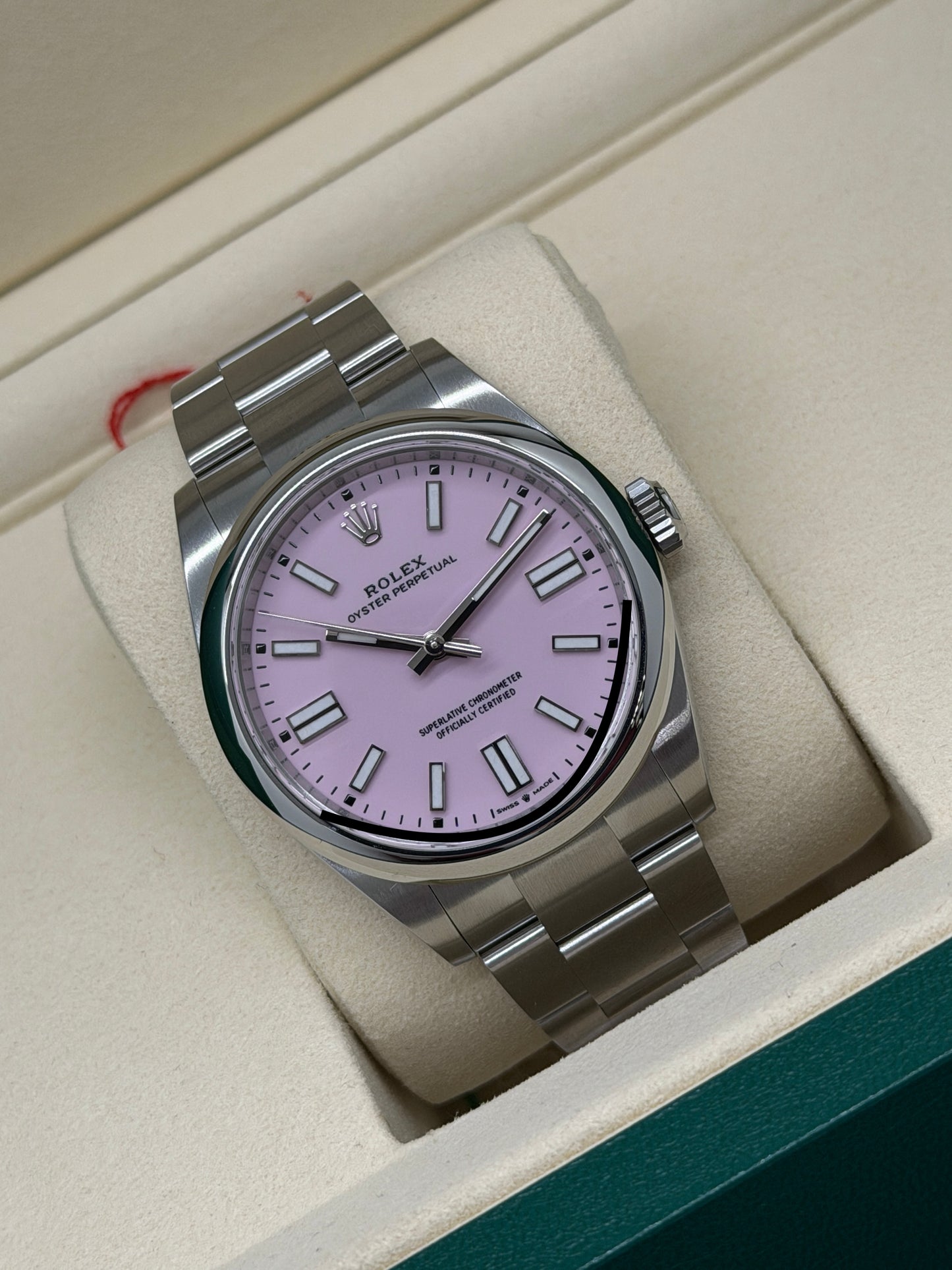 Rolex Oyster Perpetual 41 - Pink/Candy Dial New 2026