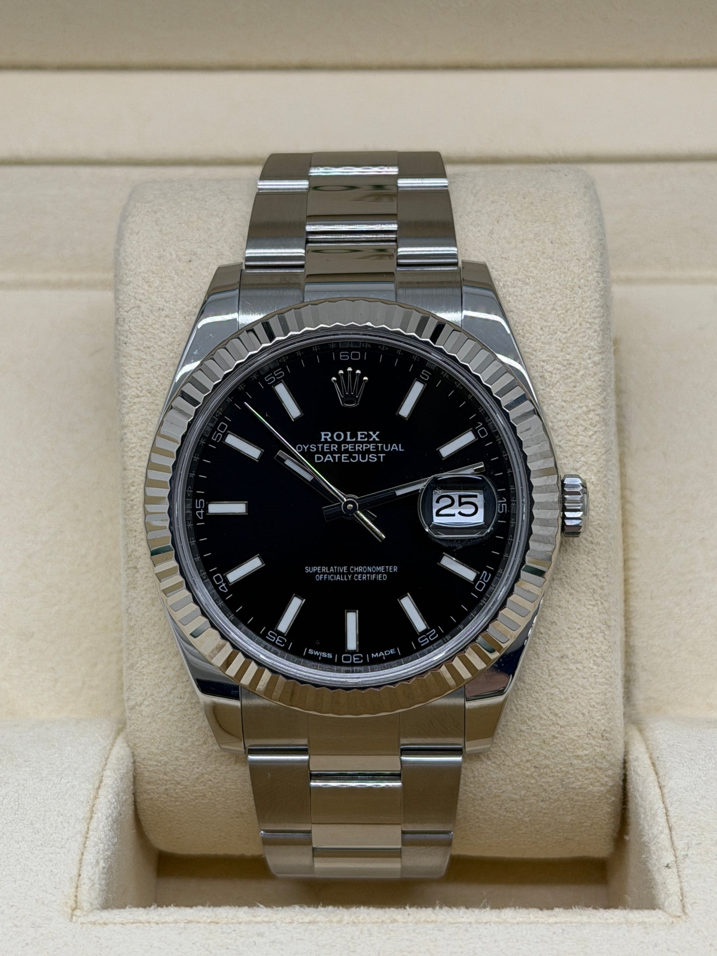 Rolex Datejust 41 - Ref.126334 - Black Dial - Year 2018