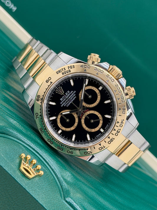 Rolex Daytona Ref.126503 - Yellow Gold & Steel - Black Dial - Year 2024