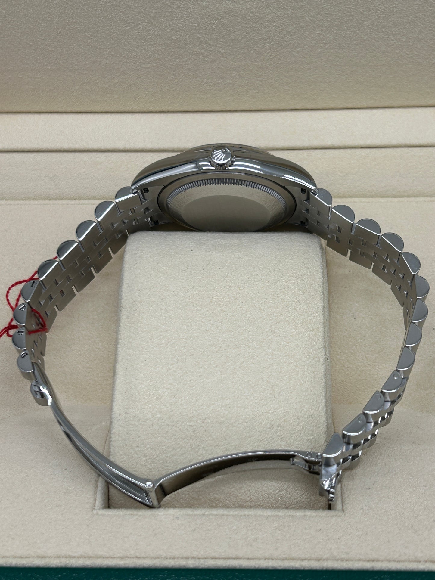 Rolex Datejust 36 Blue Diamond Dial Ref 116234 - Never Polished - Year 2018