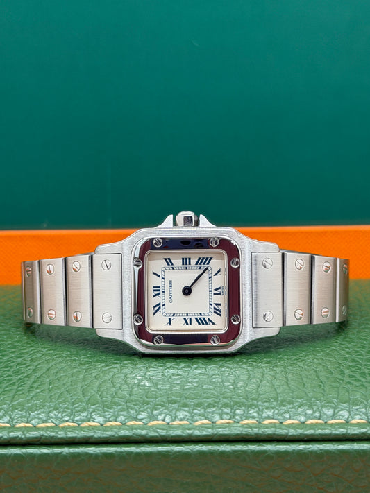 Cartier Santos Galbée Lady Quartz - White Dial Ref 1565