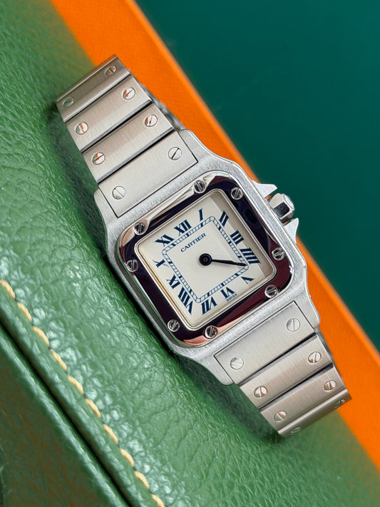 Cartier Santos Galbée Lady Quartz - White Dial Ref 1565