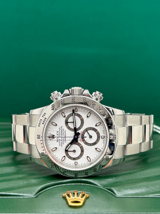 Rolex Daytona White Dial - APH Ref. 116520 - Year 2010
