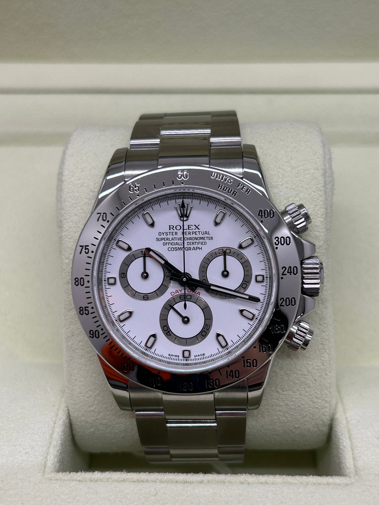 Rolex Daytona White Dial - APH Ref. 116520 - Year 2010