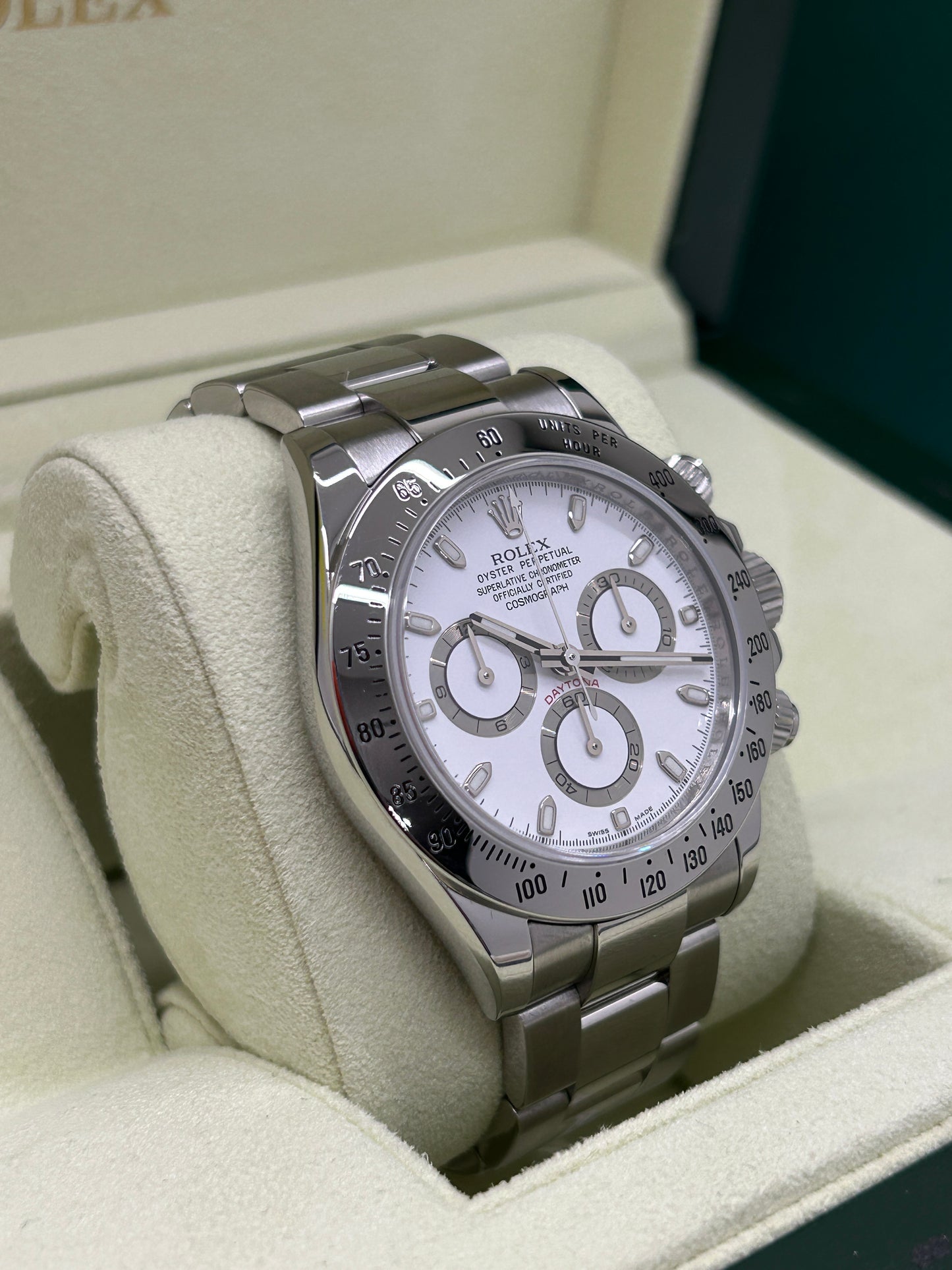 Rolex Daytona White Dial - APH Ref. 116520 - Year 2010