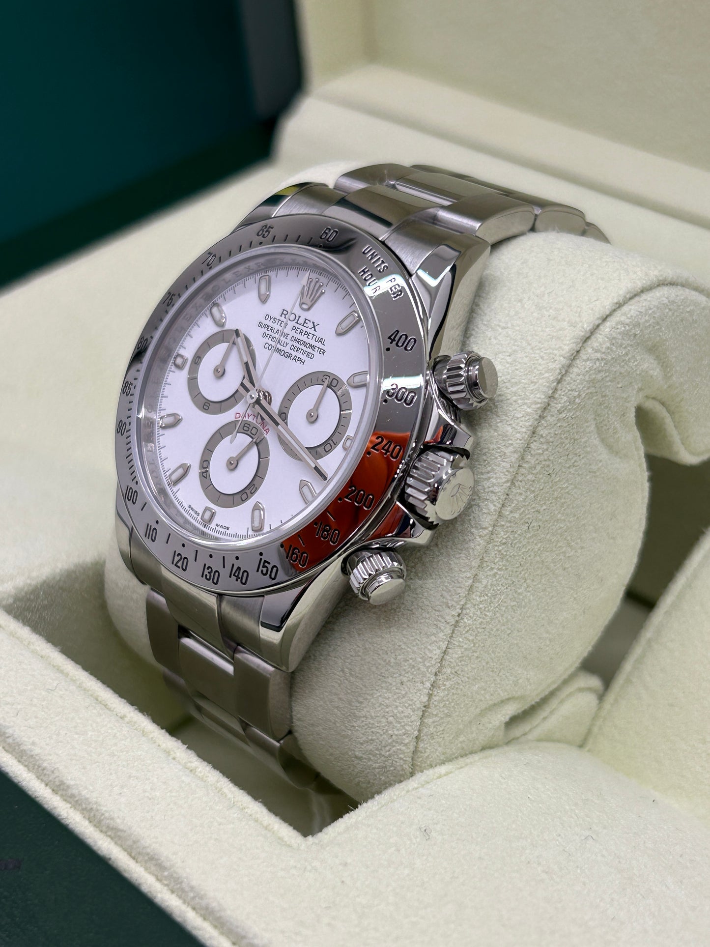 Rolex Daytona White Dial - APH Ref. 116520 - Year 2010