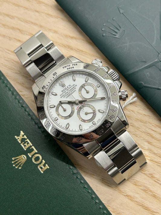 Rolex Daytona White Dial - APH Ref. 116520 - Year 2010