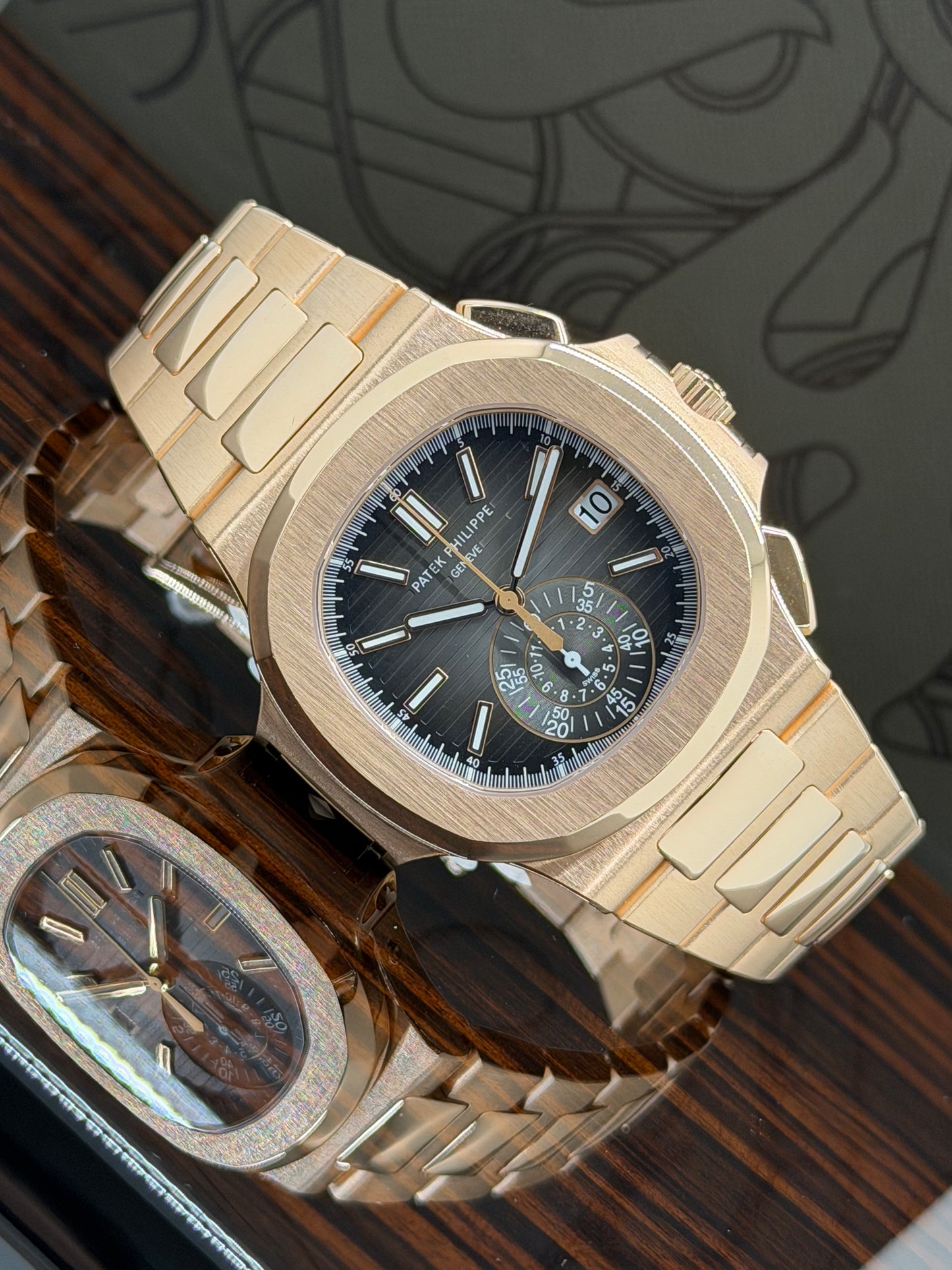 Patek Philippe Nautilus - Ref 5980/1R-001 - Rose Gold - Year 2016