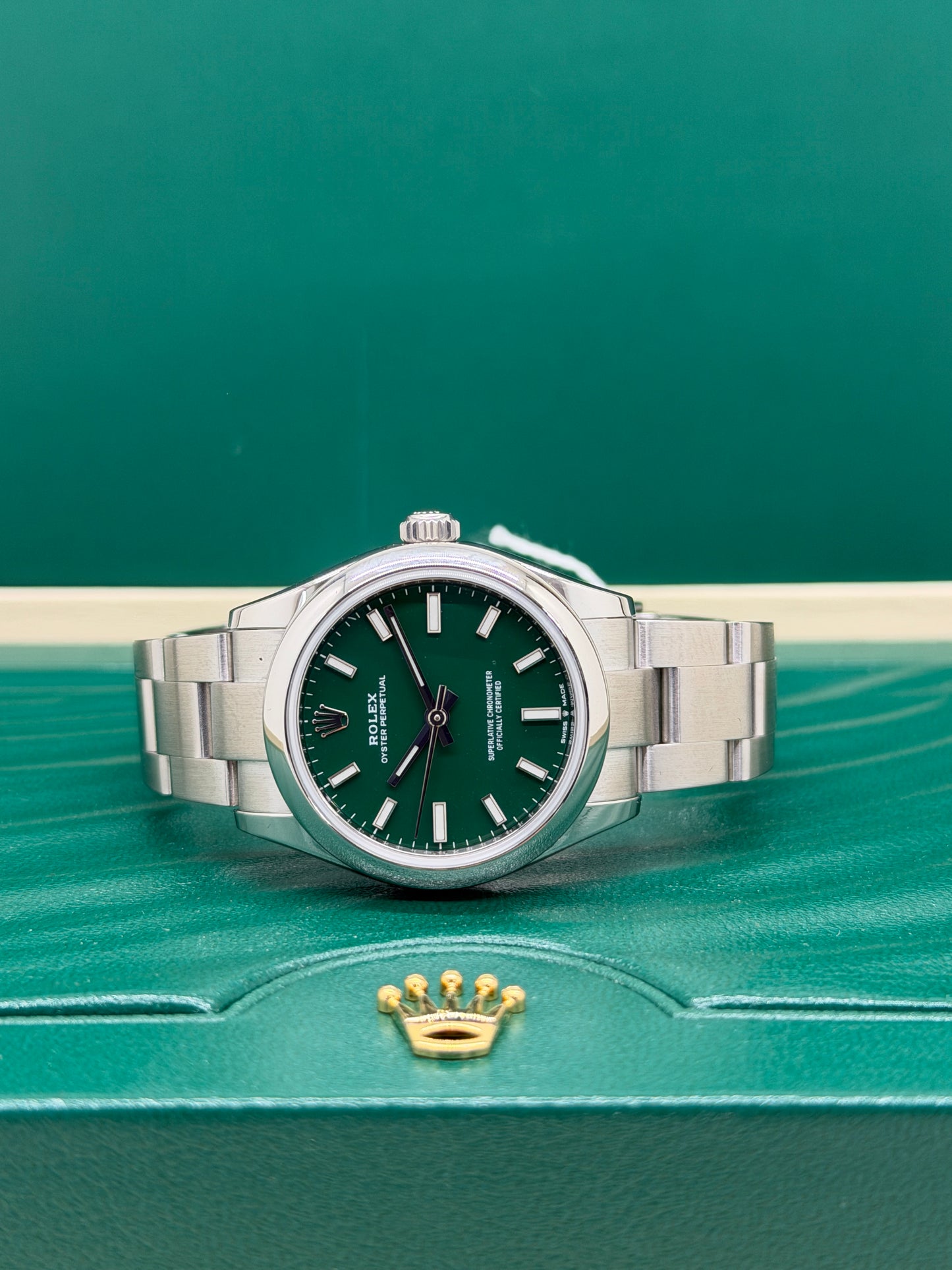 Rolex Oyster Perpetual 31 - Green Dial - Ref.277200 - Year 2022