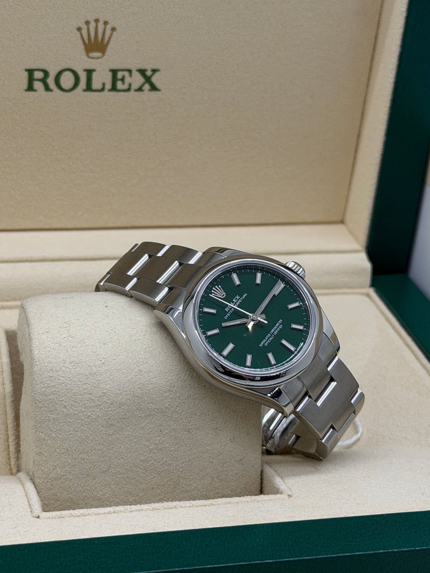 Rolex Oyster Perpetual 31 - Green Dial - Ref.277200 - Year 2022
