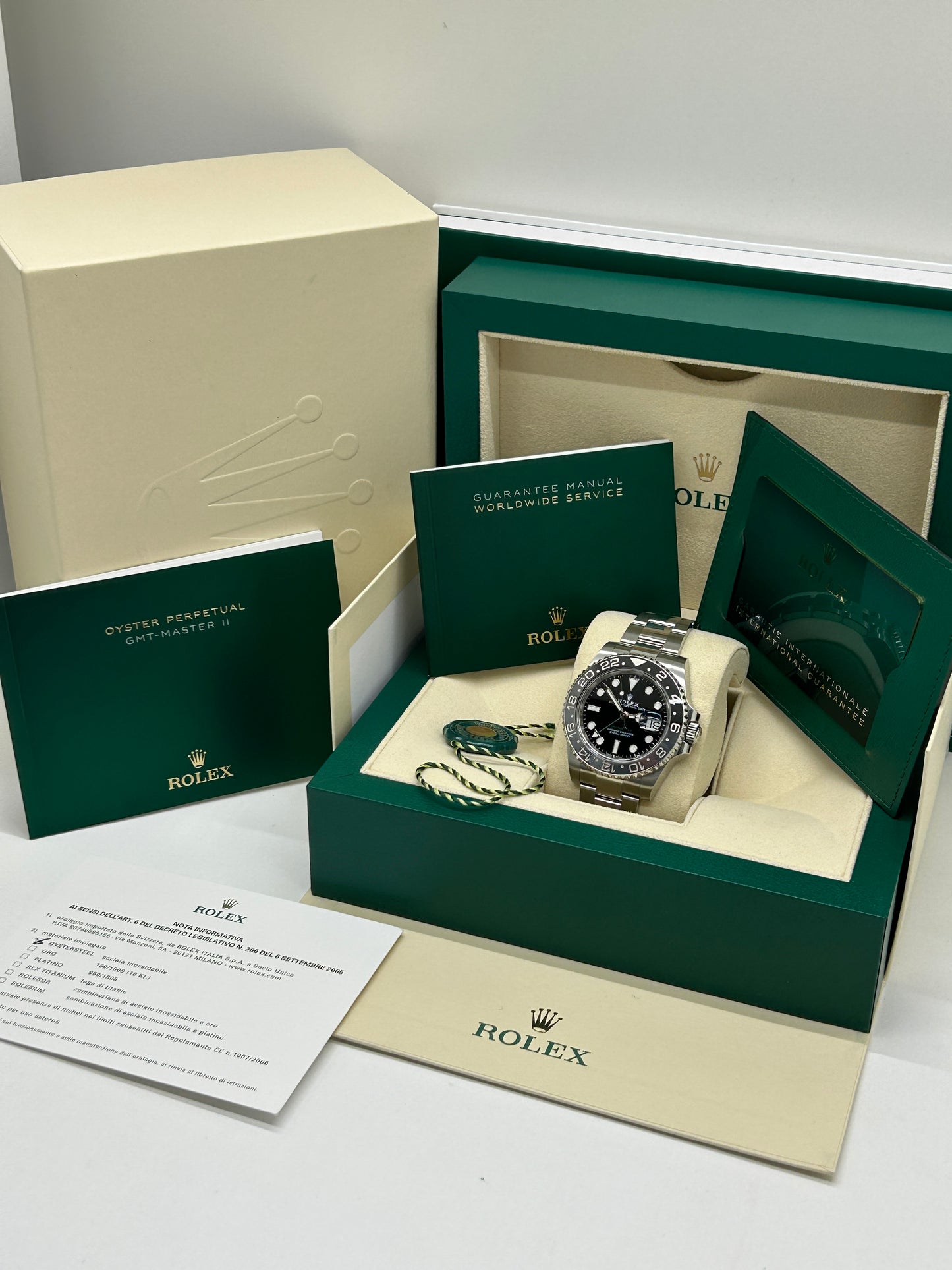 Rolex GMT-Master II - Bruce - Ref 126710GRNR - Year 2025