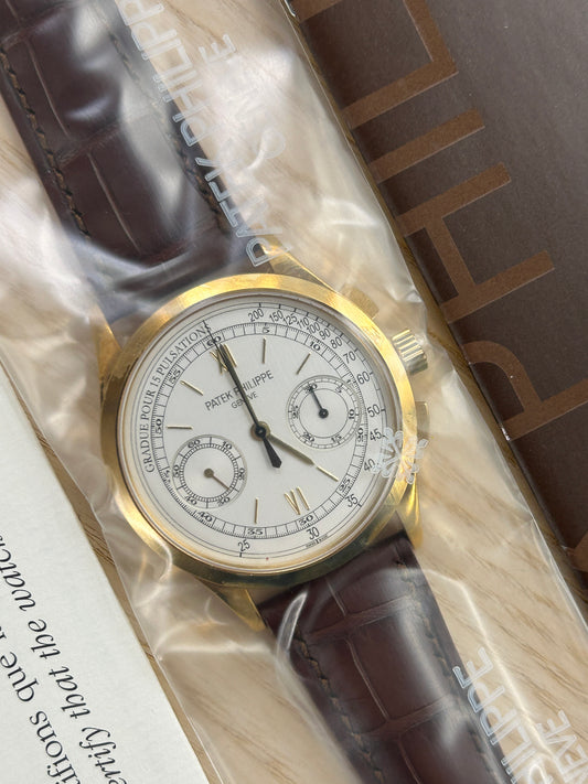 Patek Philippe Chronograph - Ref 5170J-001 -18Kt Yellow Gold - Year 2012 - Factory Sealed