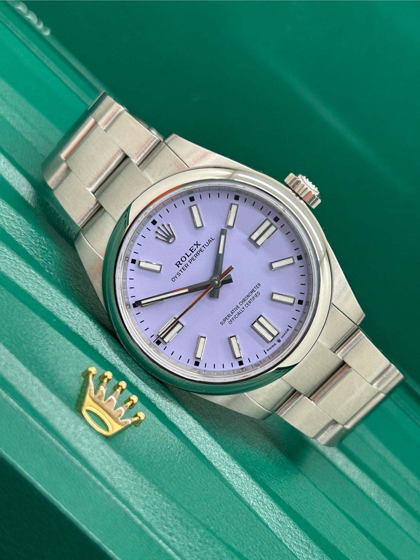 Rolex Oyster Perpetual 41 Lavander Ref. 134300 - New 2025