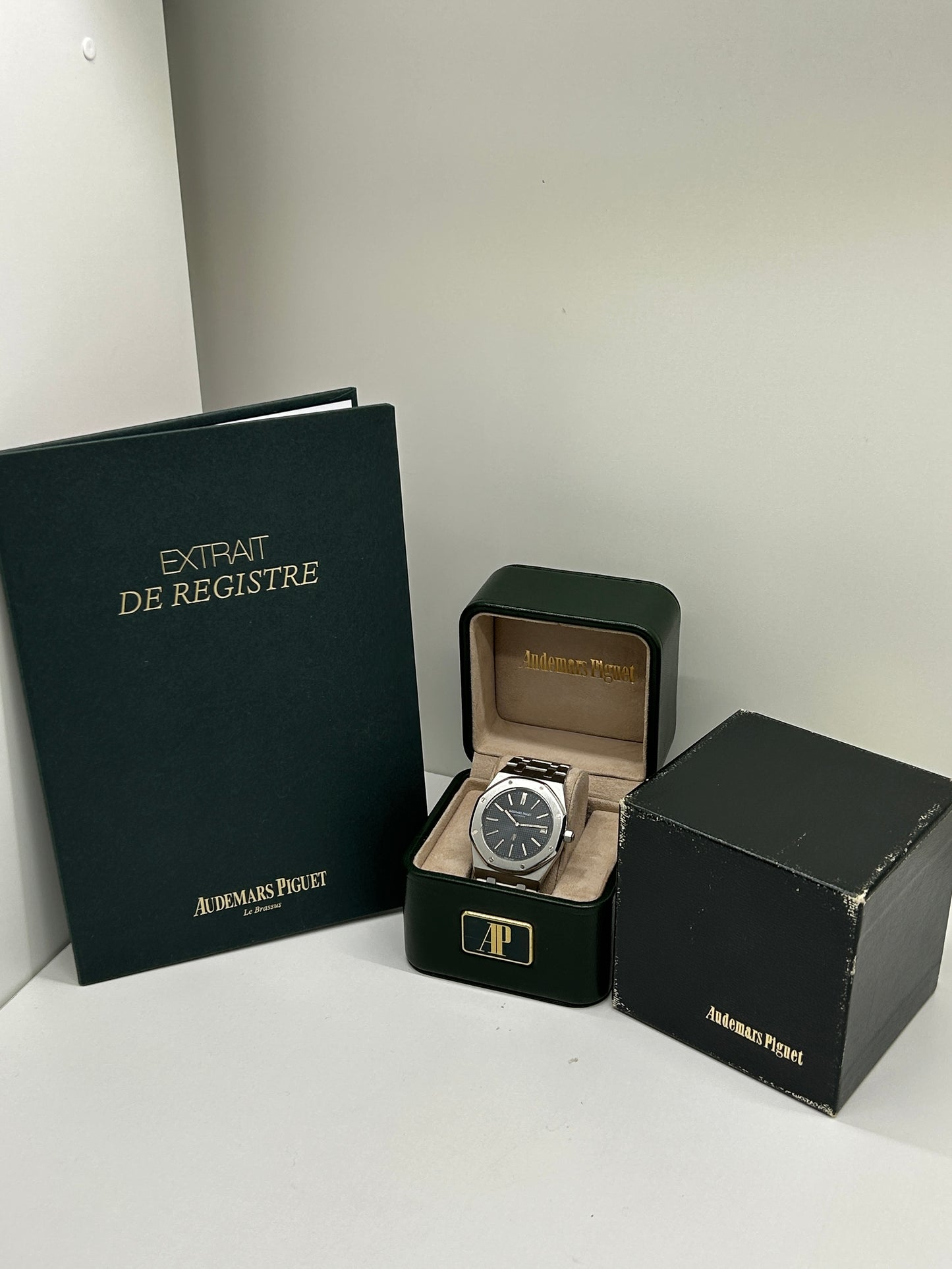 Audemars Piguet Royal Oak Jumbo 39mm Ref 5402ST - Year 1974 - AP Extract + Official Service