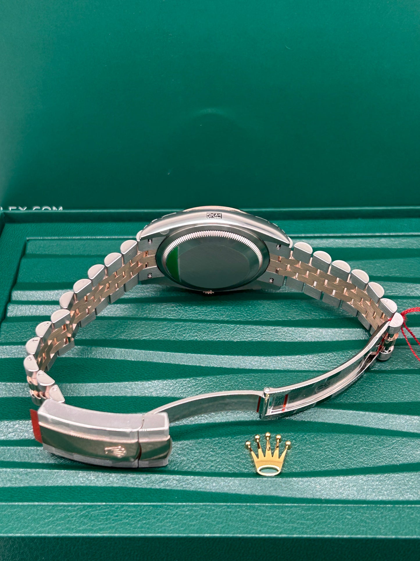 Rolex Datejust 36 Rose Gold Diamonds Dial Ref 126231 - Stickers - New 2025