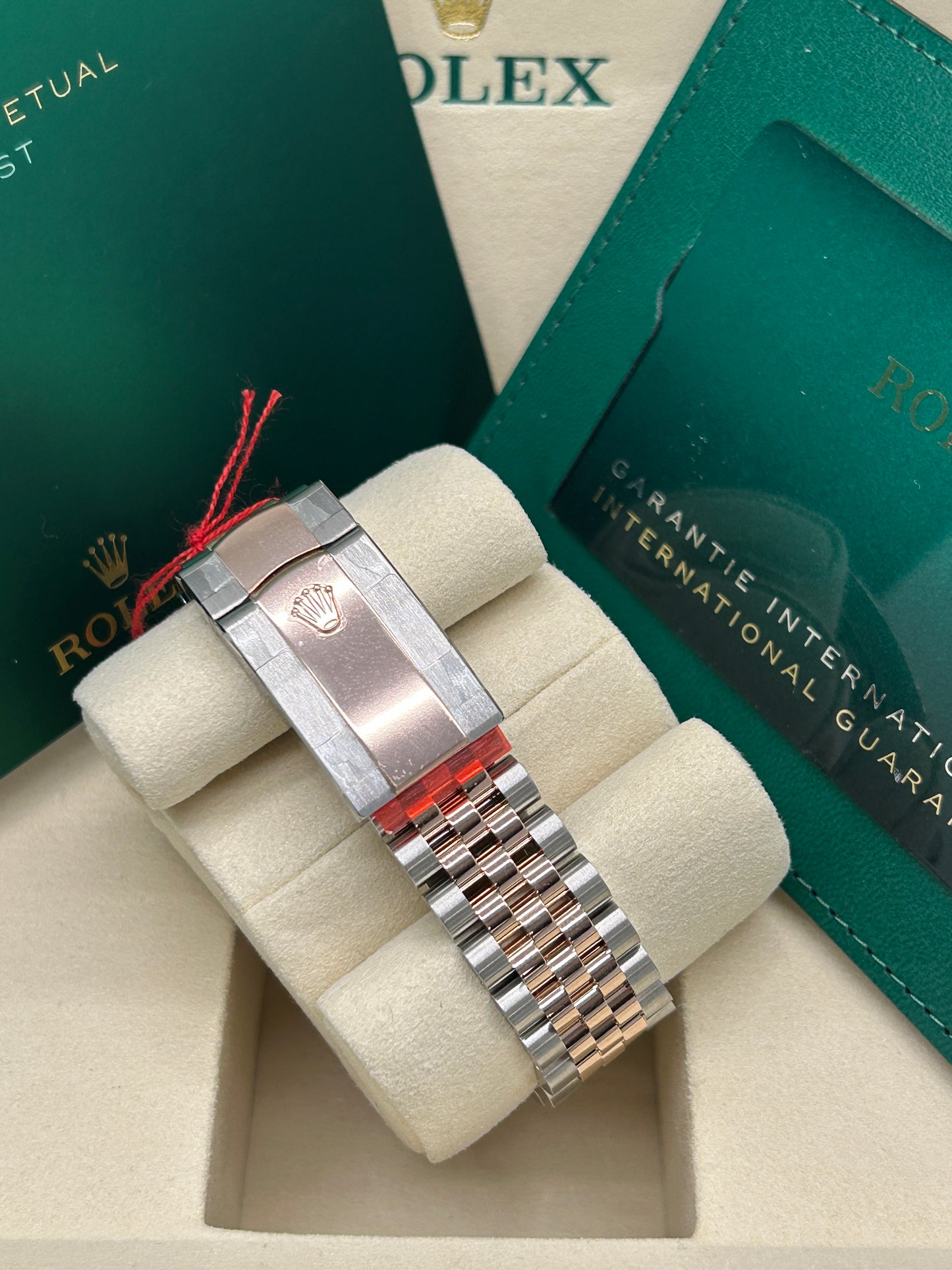 Rolex Datejust 36 Rose Gold Diamonds Dial Ref 126231 - Stickers - New 2025