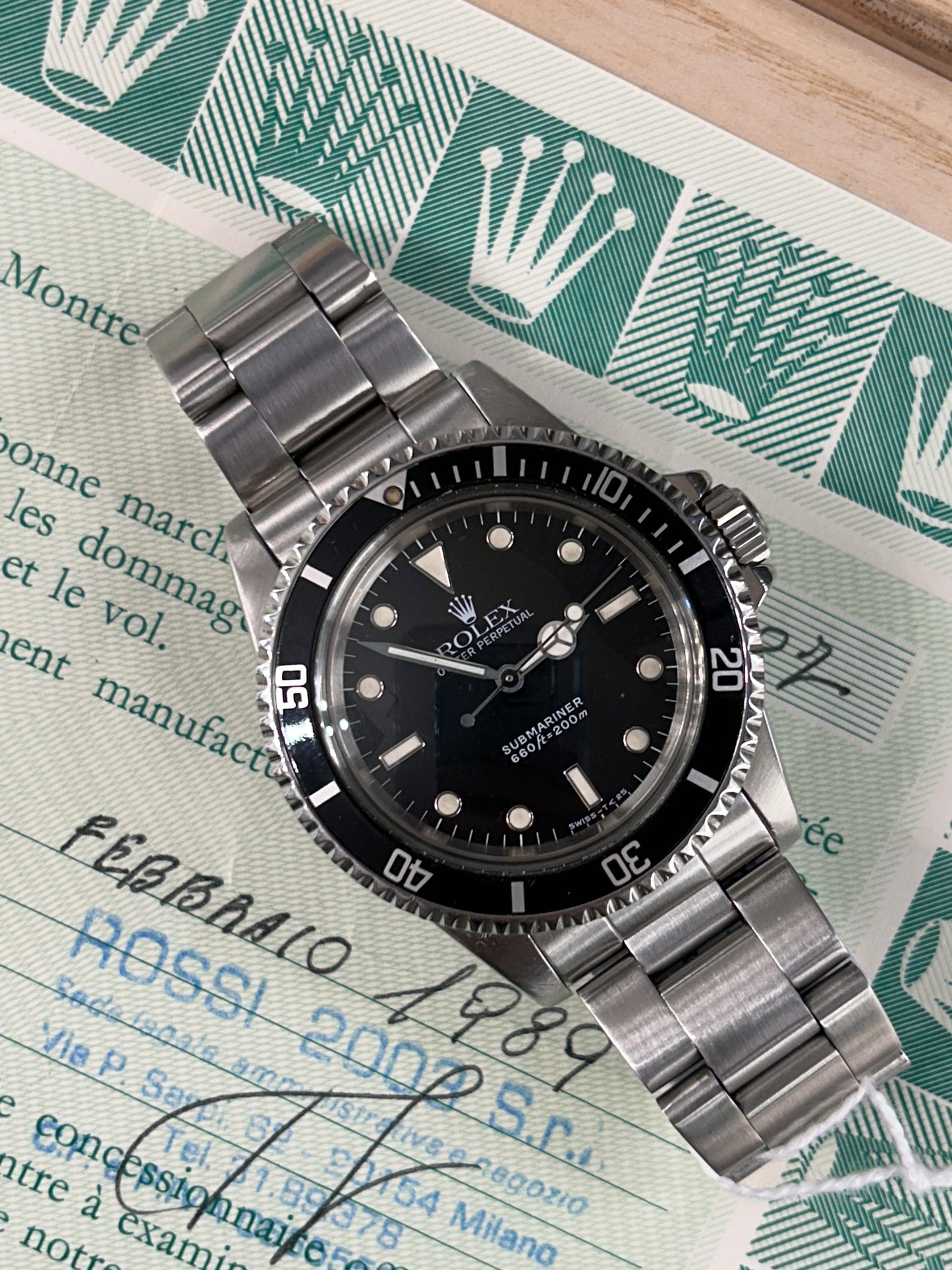 Rolex Submariner - Ref 5513 - Excellent Condition - Year 1989