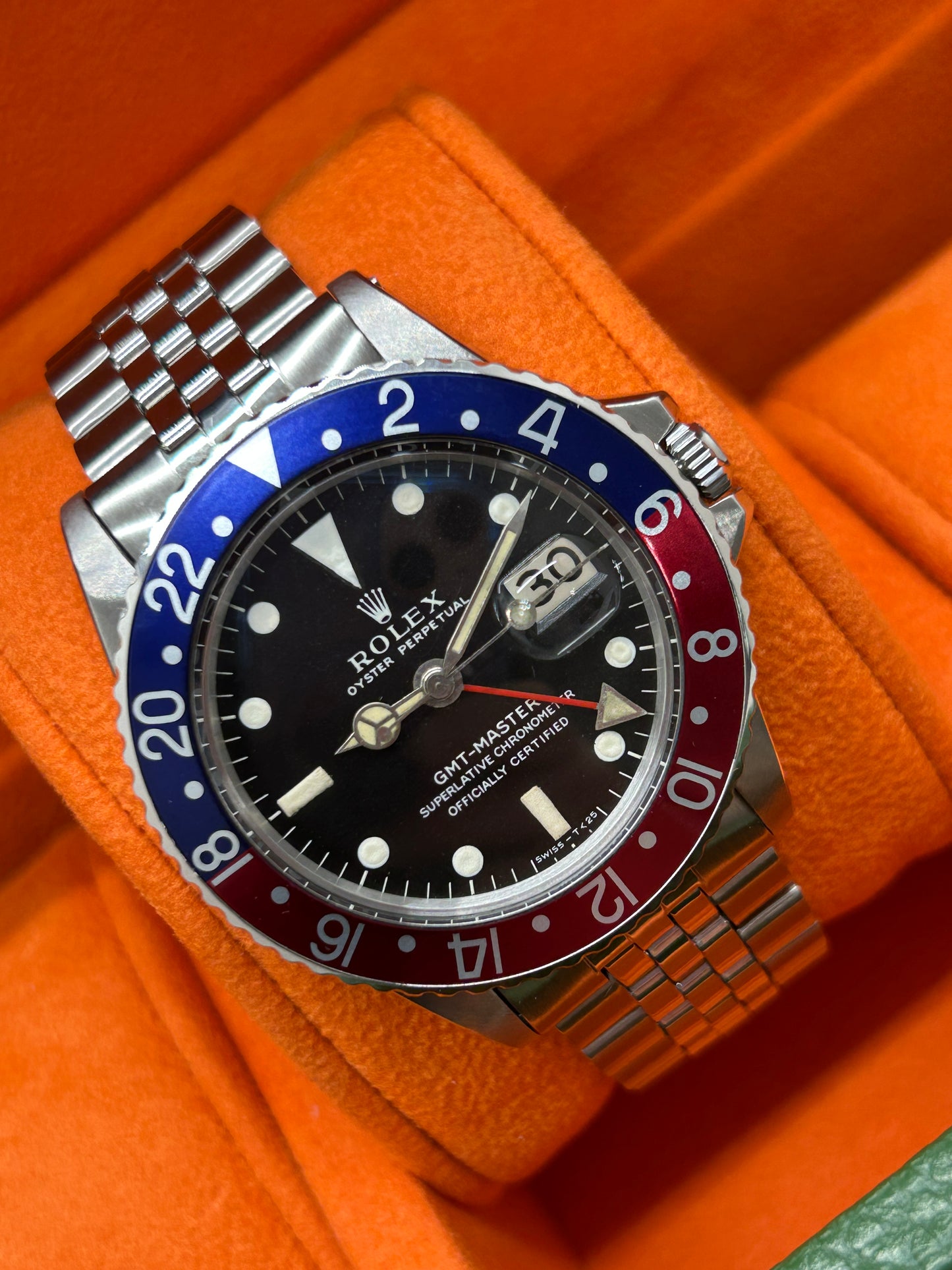 Rolex GMT-Master - Ref 1675 - "Pepsi" Bezel - Year 1970 - Service 2025