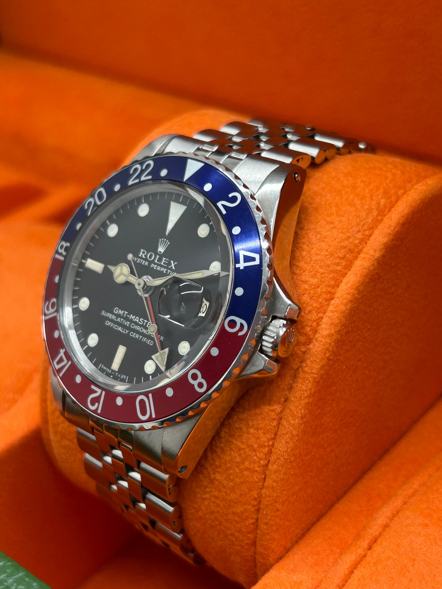 Rolex GMT-Master - Ref 1675 - "Pepsi" Bezel - Year 1970 - Service 2025