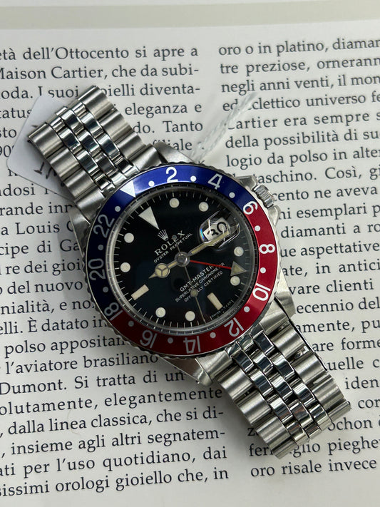 Rolex GMT-Master - Ref 1675 - "Pepsi" Bezel - Year 1970 - Service 2025