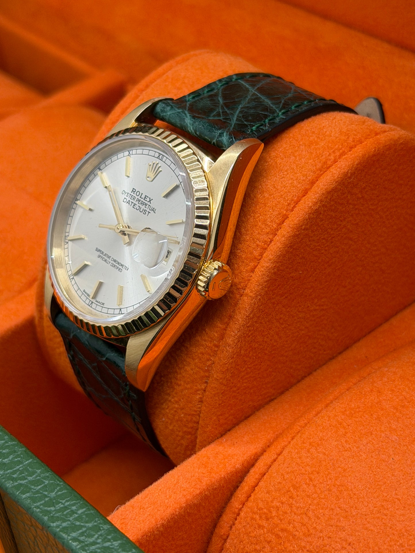 Rolex Datejust 36 - 18Kt Yellow Gold - Champagne Dial Ref 16238