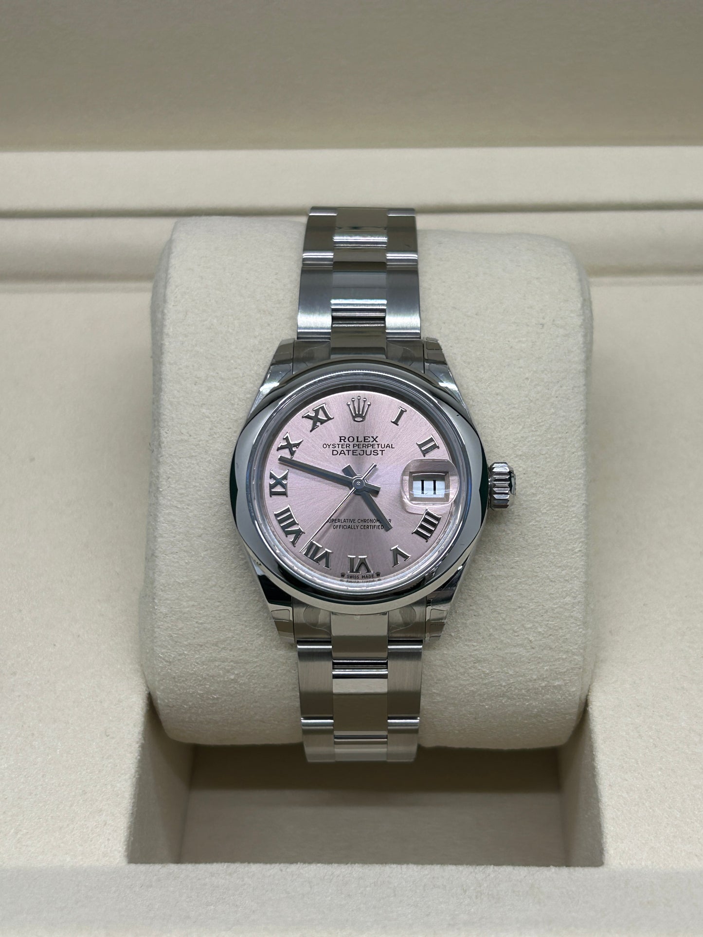 Rolex Lady-Datejust 28mm - Pink Dial - Ref 279161 - New 2025