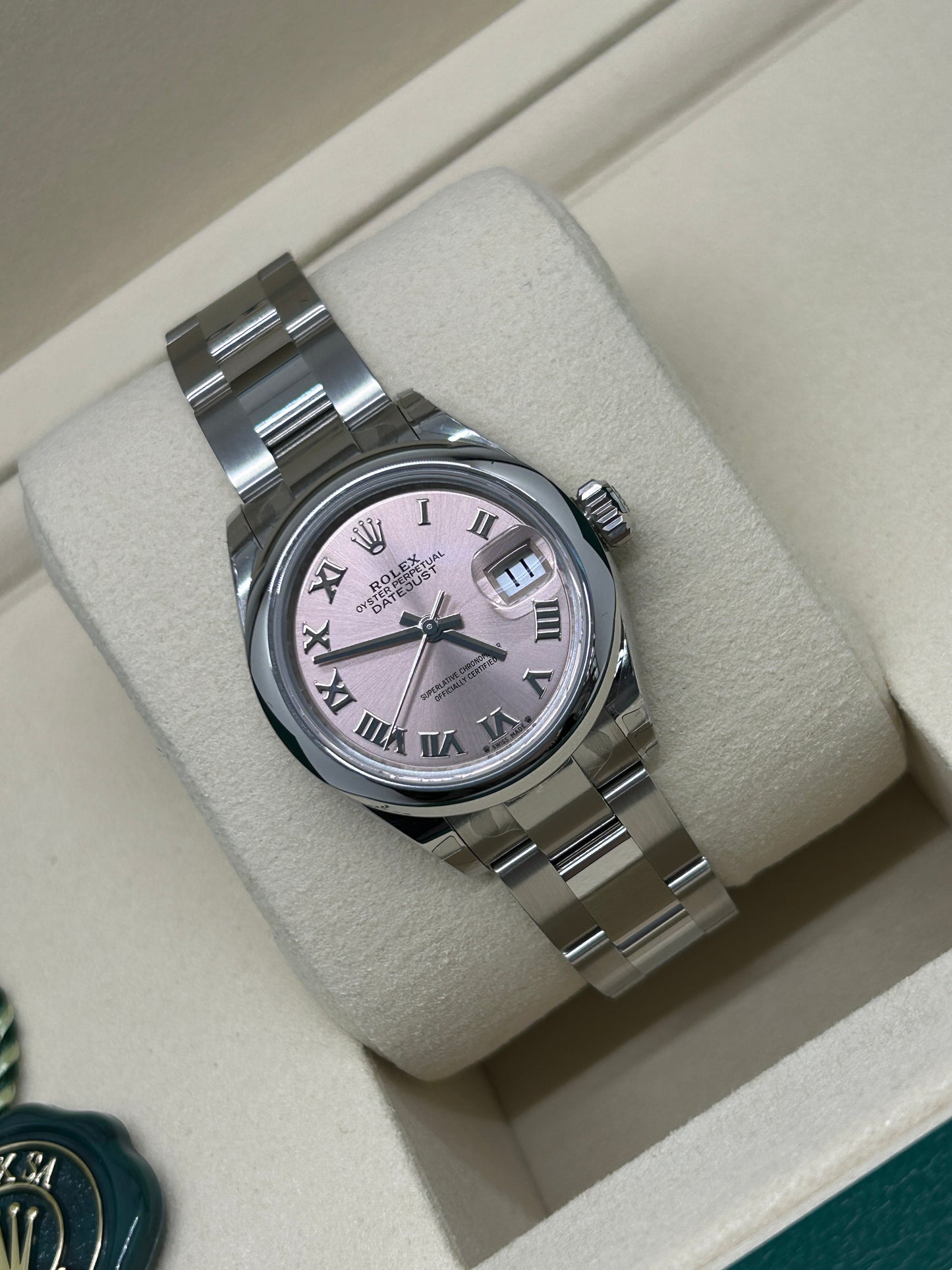 Rolex Lady-Datejust 28mm - Pink Dial - Ref 279161 - New 2025