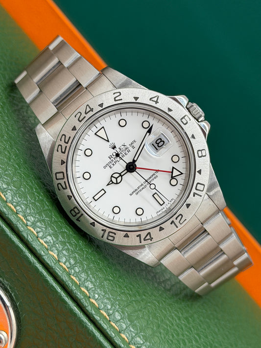 Rolex Explorer II - Ref.16570 - White Dial - Year 1997