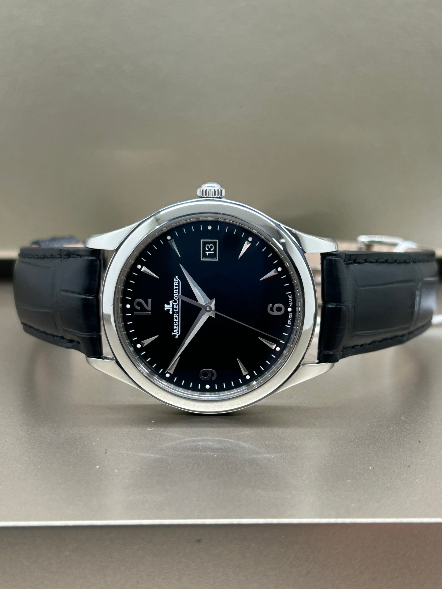 Jaeger-LeCoultre Master Control Date Ref. Q1548470 - Black Dial - Year 2019