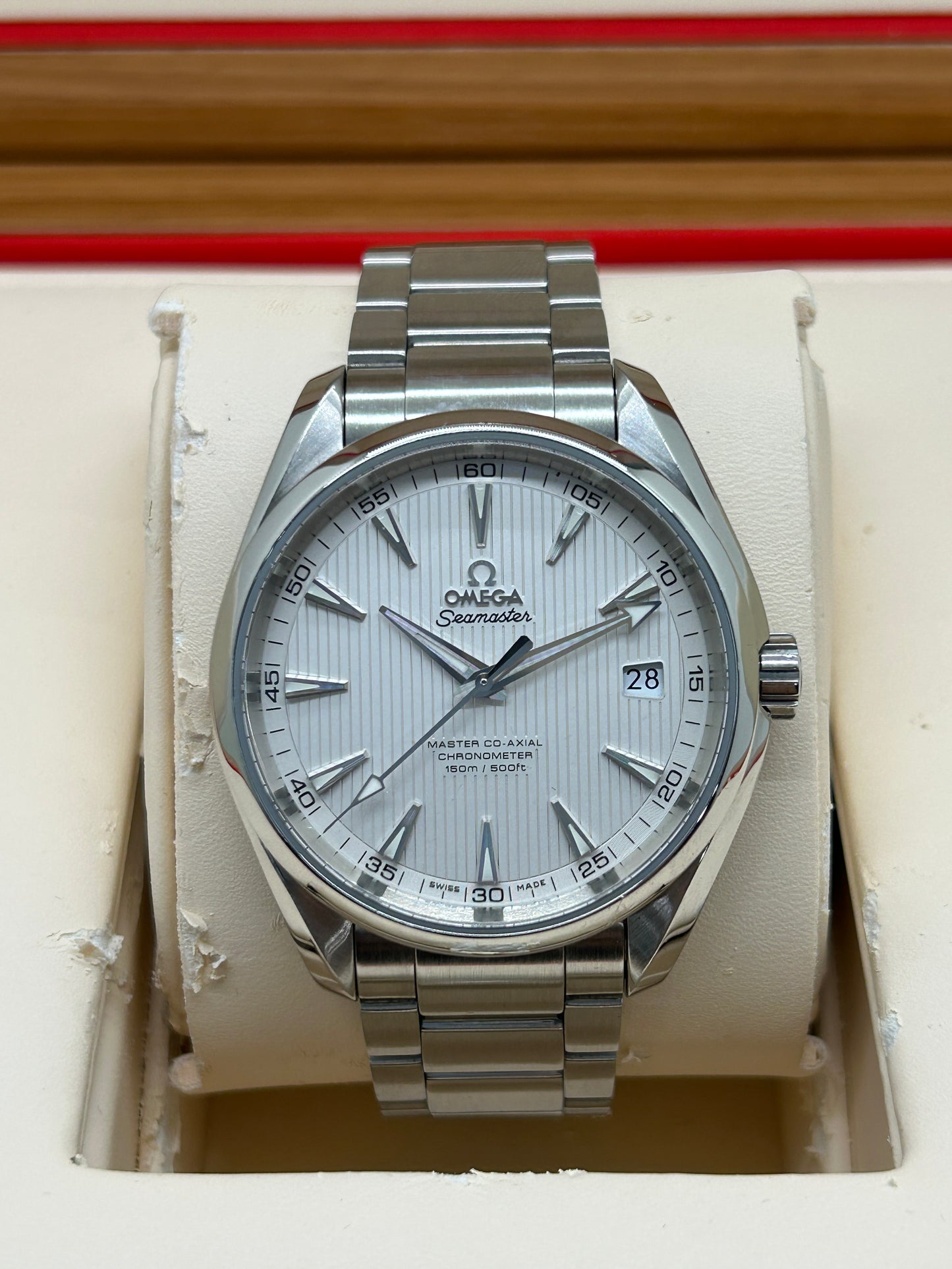 Omega Seamaster Aqua Terra Ref.231.10.42.21.02.003 - Argentee Dial - Year 2016