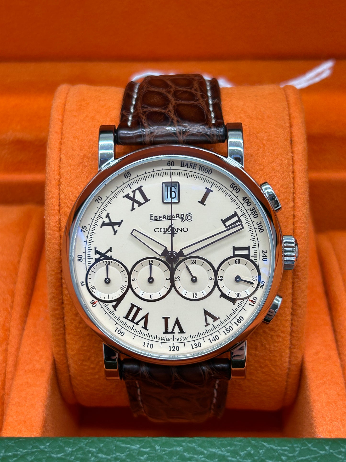 Eberhard & Co. Chrono 4 Ref.31142 - Salmon Dial - 40mm