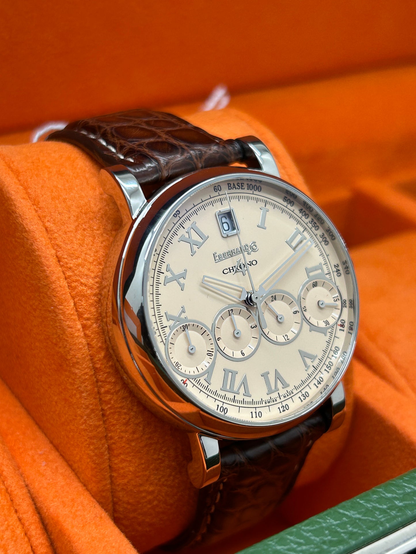 Eberhard & Co. Chrono 4 Ref.31142 - Salmon Dial - 40mm