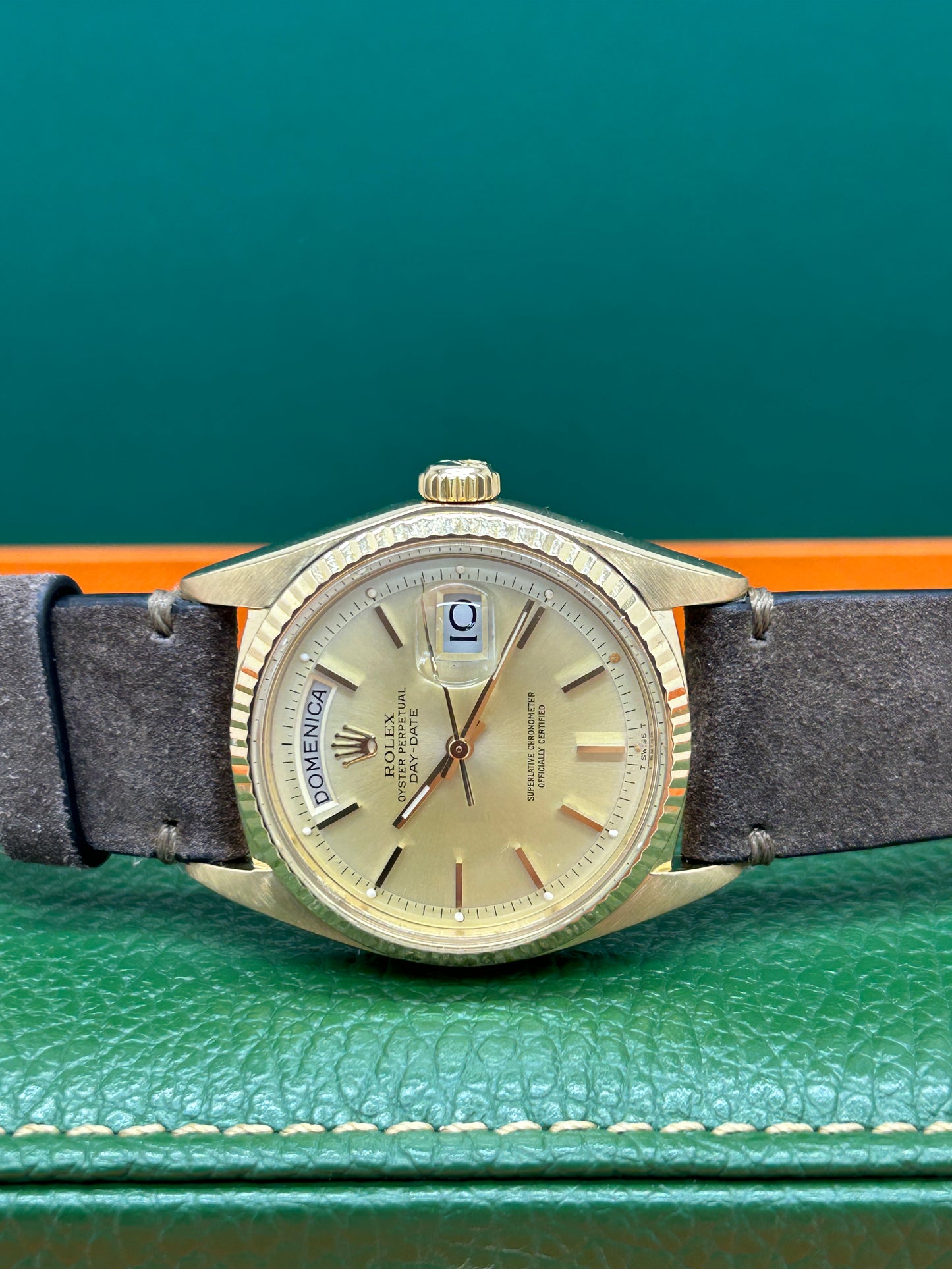 Rolex Day-Date 36 Ref.1803/8 - Champagne Dial - Official Service - Year 1973