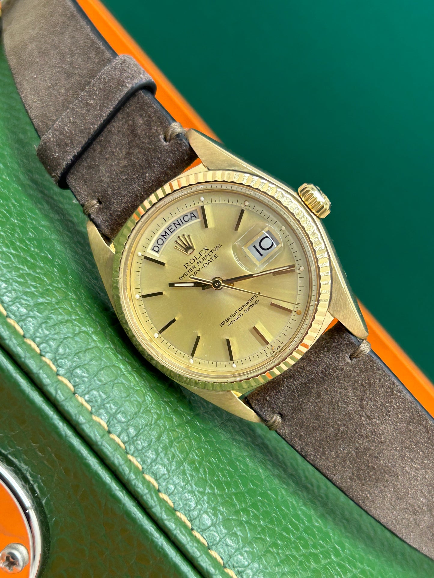 Rolex Day-Date 36 Ref.1803/8 - Champagne Dial - Official Service - Year 1973