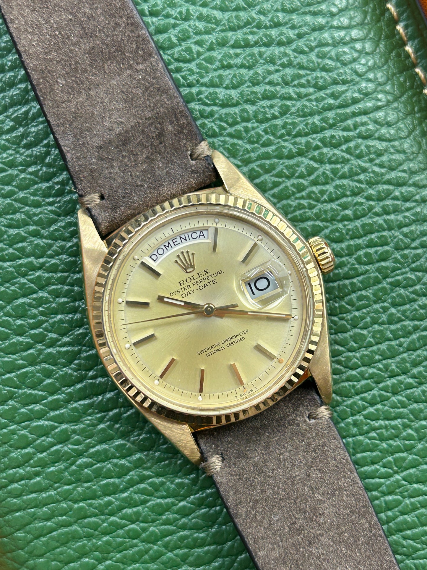 Rolex Day-Date 36 Ref.1803/8 - Champagne Dial - Official Service - Year 1973